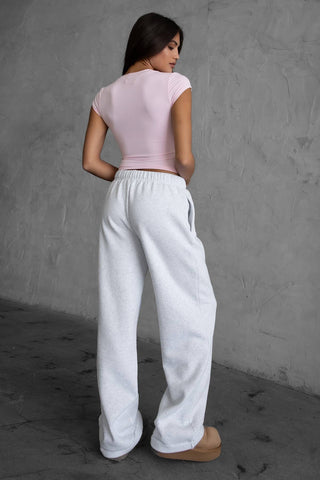 LANI Lightweight Fleece Wide Leg Sweatpants