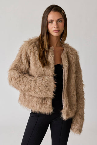 Violet Fur Jacket