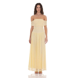 Macy Maxi Dress Yellow
