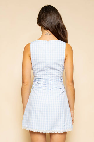 Sabrina Gingham Mini Dress