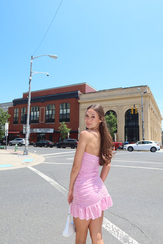 Strawberry Kiss Mini Dress