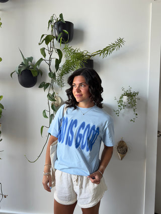 "God Is Good" Blue Tee