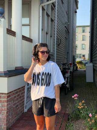 "God Is Good" White Tee