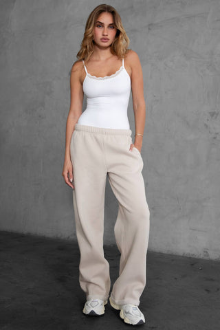 LANI Lightweight Fleece Wide Leg Sweatpants
