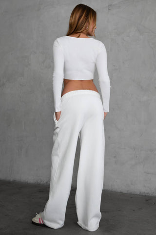 LANI Lightweight Fleece Wide Leg Sweatpants